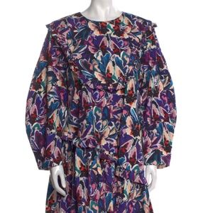 KIKA VARGAS Floral Print Mini Dress